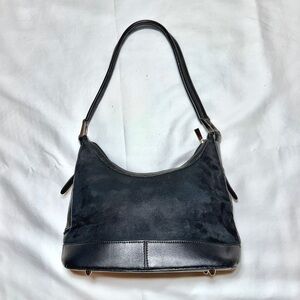 Diva Collection Black Suede Purse